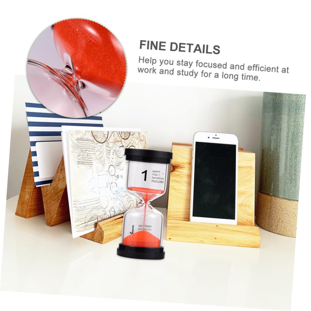 6pièces Minuteur Sablier Élégant pour Bureau Chronomètre pour Décoration Intérieure Et Activités Enseignement