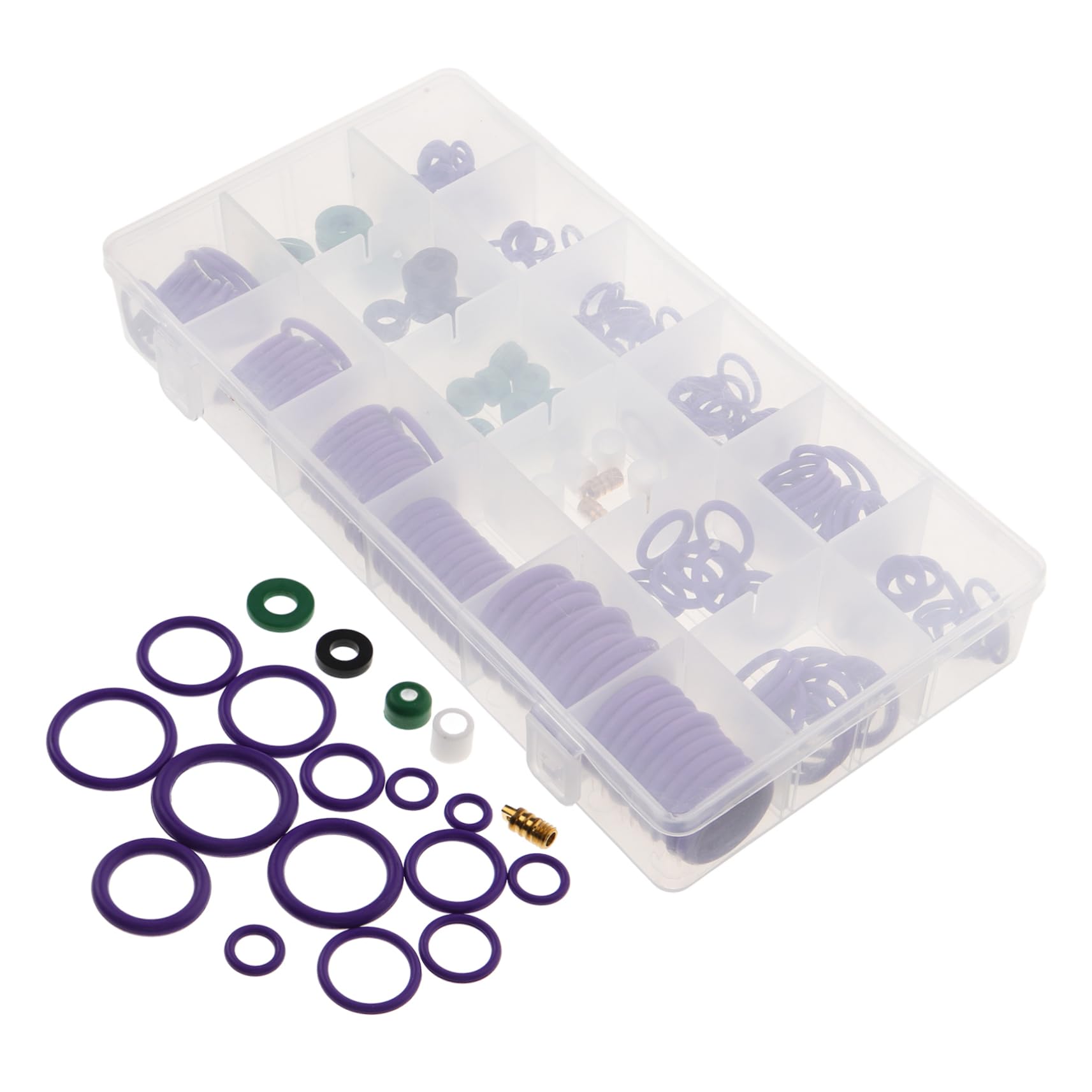 Luxshiny 5 Juegos Kit de Juntas Tóricas de Aire Acondicionado Surtido de Sellos de Goma Reparación de Vehículos Incluye Climatización