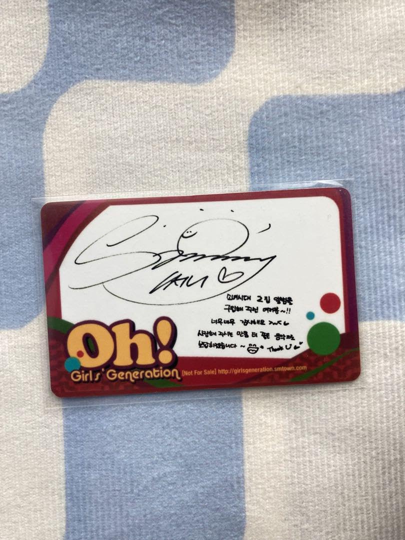 Amazon.co.jp: 少女時代 Oh フォトカード サニー ソニ トレカ 白枠