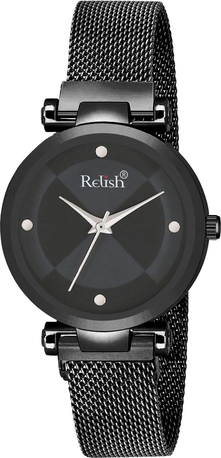 Magnetic Chain magnet strap with Casual Metal Chain Black Dial watch for Girls Magnetic Chain magnet strap with Casual Metal Chain Black Dial watch for Girls Analog Watch - for Girls ()_BZ_RE-L1162 (B0D9K2JQHR) Amazon Price History, Amazon Price Tracker