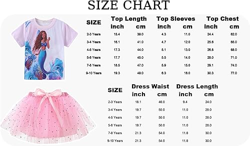 Miniatura 6 de Disfraz de sirena de cumpleaños para niñas, vestido de sirena con bolsa, varita, horquilla, collar, aretes, pulsera, anillo