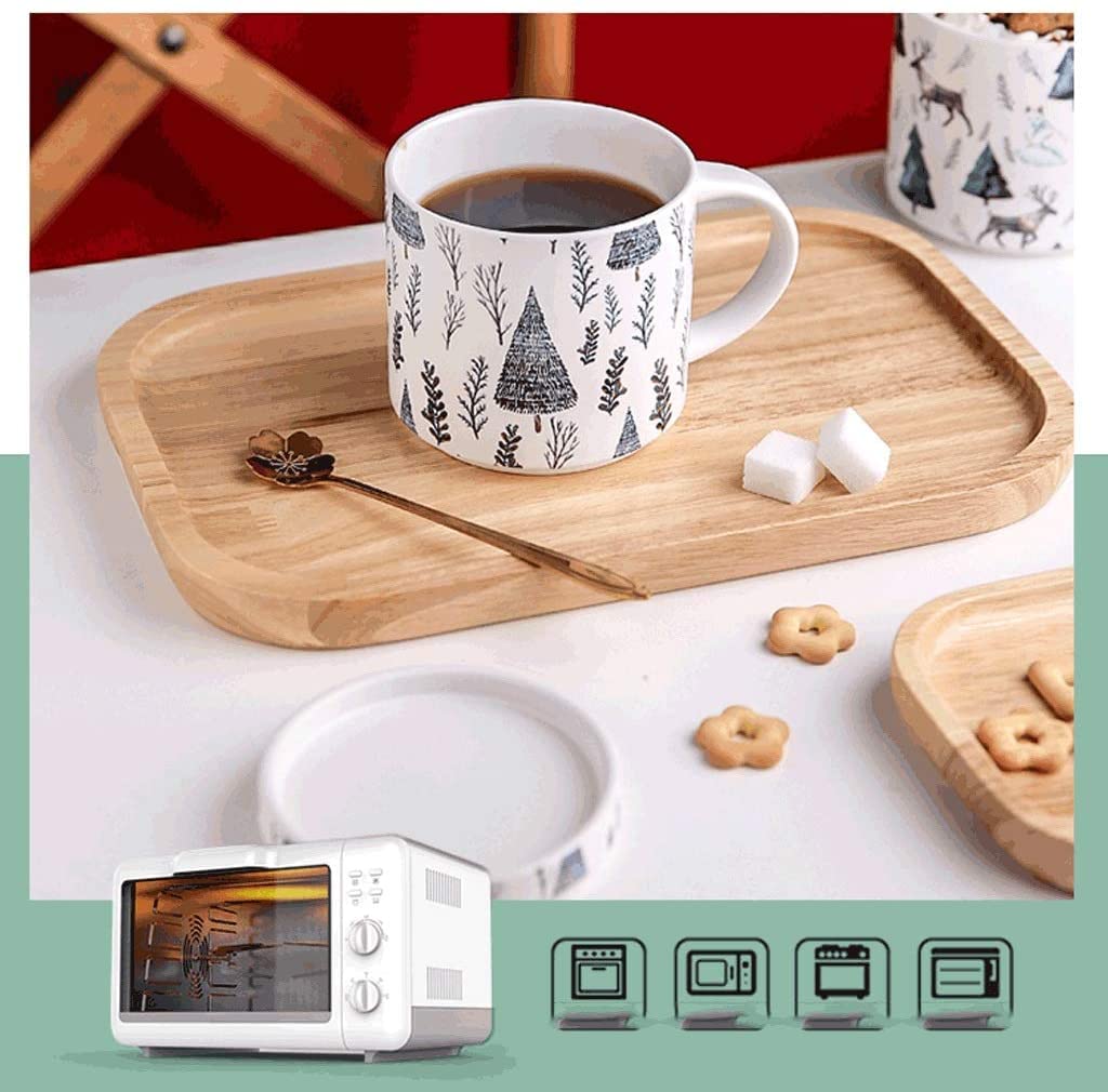 Tasse Kaffeebecher Multifunktionsbecher, Große 15,1-Unzen-Kaffeetasse Mit Deckel, Weihnachtlicher Mikrowellengeeigneter Trinkbecher for Milchkaffeesaft Teetasse Kaffeetassen (Color : Animal)