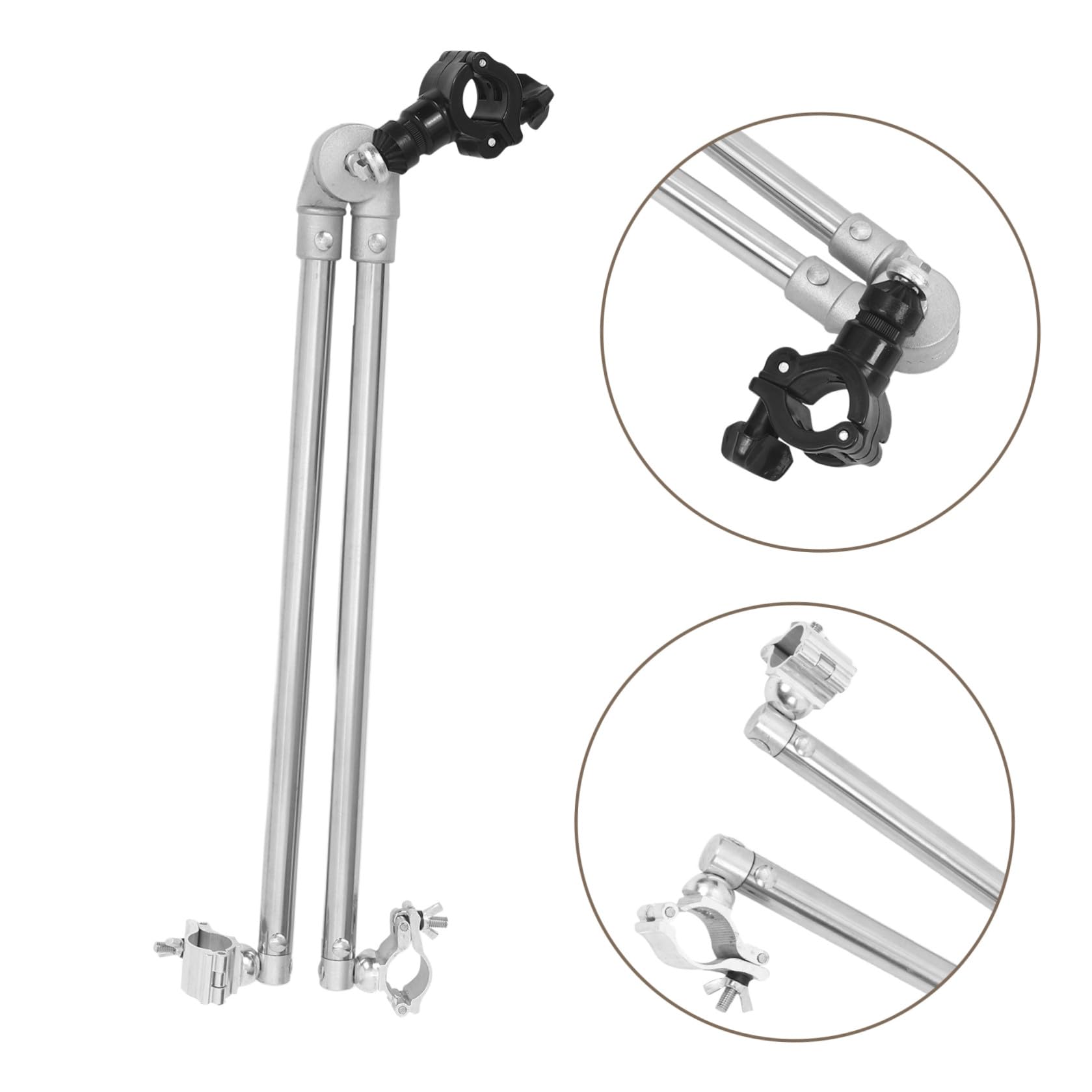 Ciieeo Gancio di Traino in Metallo per Bici Connettore Rapido Resistente a Pioggia e Neve, Adattatore per Rimorchio Compatibile e-Bike e Carrelli, per attività Outdoor e Spesa