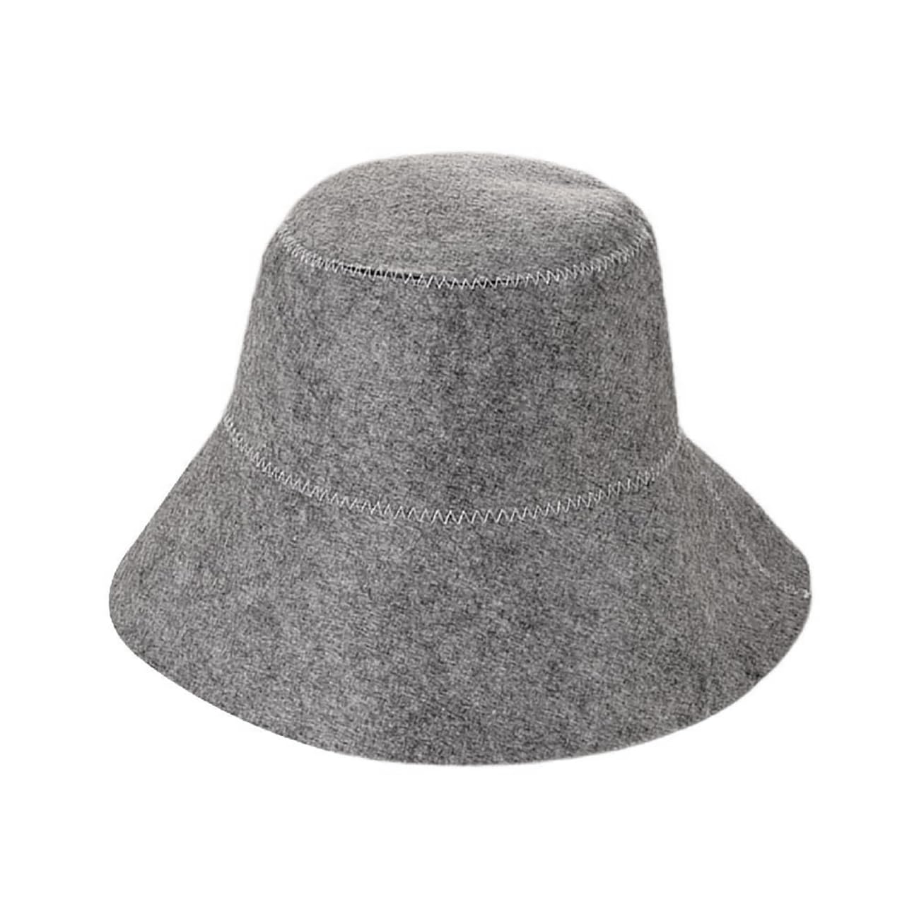 ZJIVQO 2 Pack Thick Wool Sauna Hat For Men And Women, Breathable Head Protection, Ideal For Sauna, Hot Springs, Bathroom, Grey, Pack Of 2, Gray