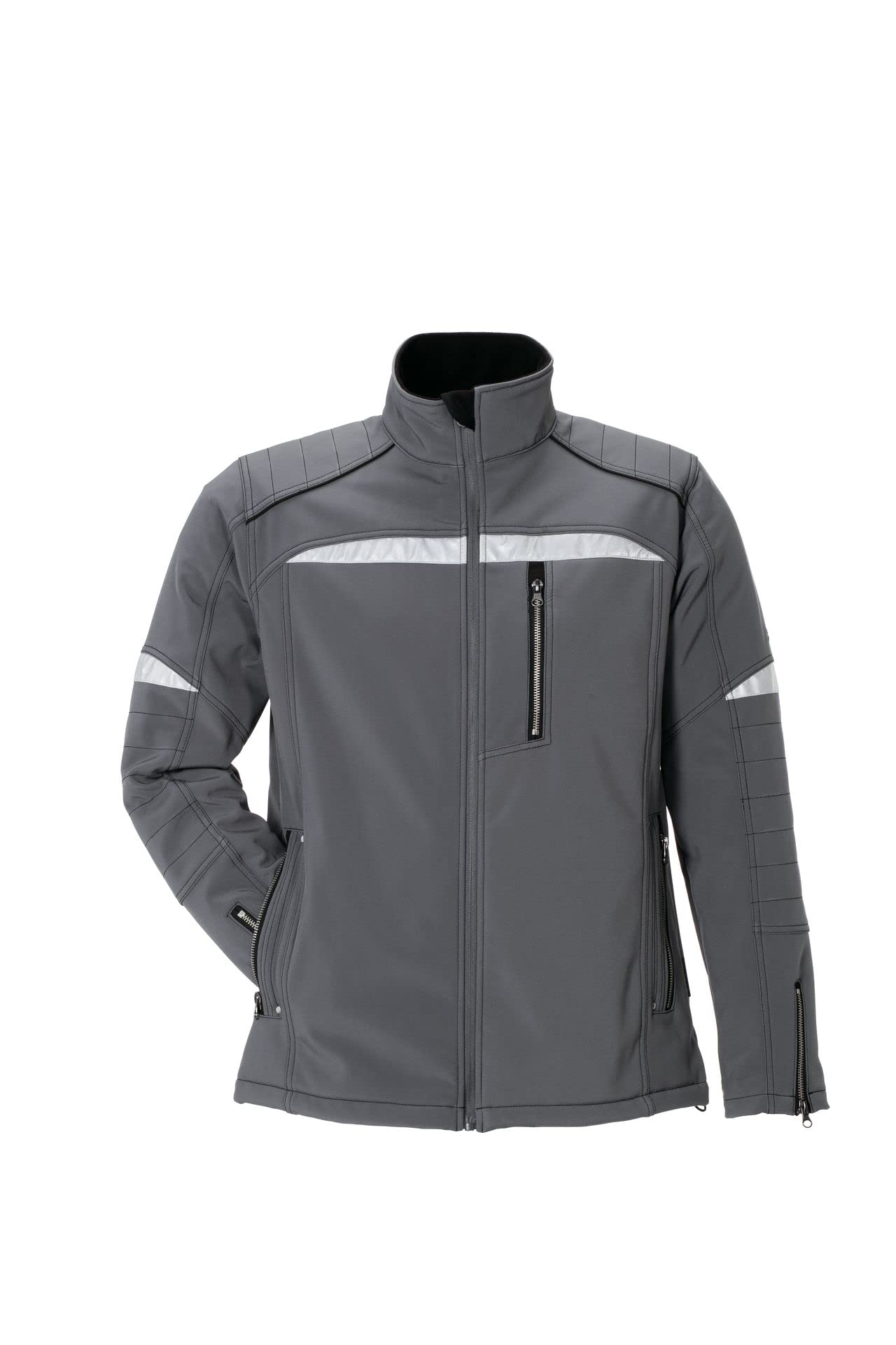 Planam 2951056 DuraWork Softshelljacke, Grau/Schwarz, Größe XL
