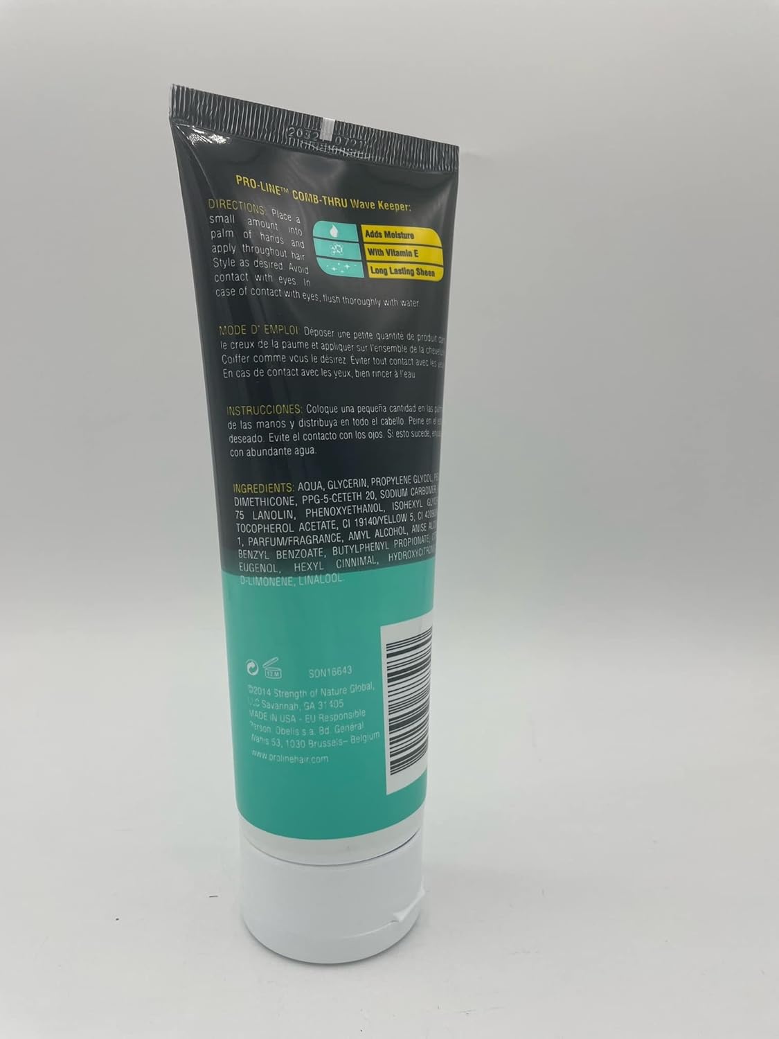 Pro-Line Comb Thru Wave Keeper Style Gel 8 oz. (3-Pack) with Free Nail File