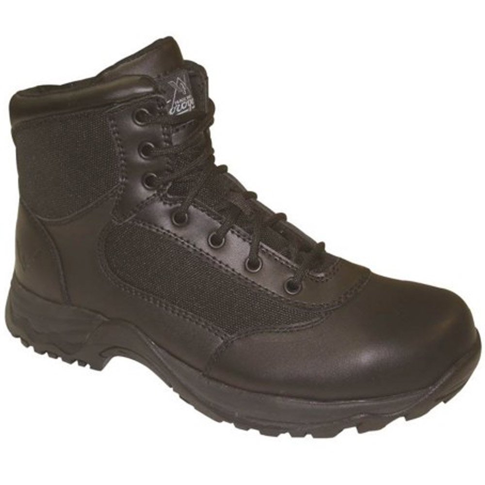Thorogood Men's 6'' Academy Lace Hiking Boots, Black - 12 M