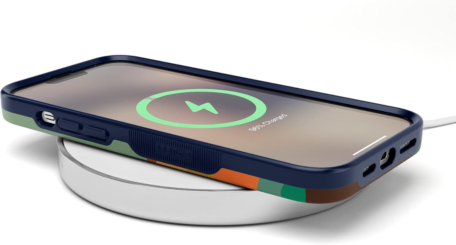 Casely iPhone 14 Pro Case | Endless Peaks | Colorblock Mountain | Bold Protective Design | Compatible with MagSafe