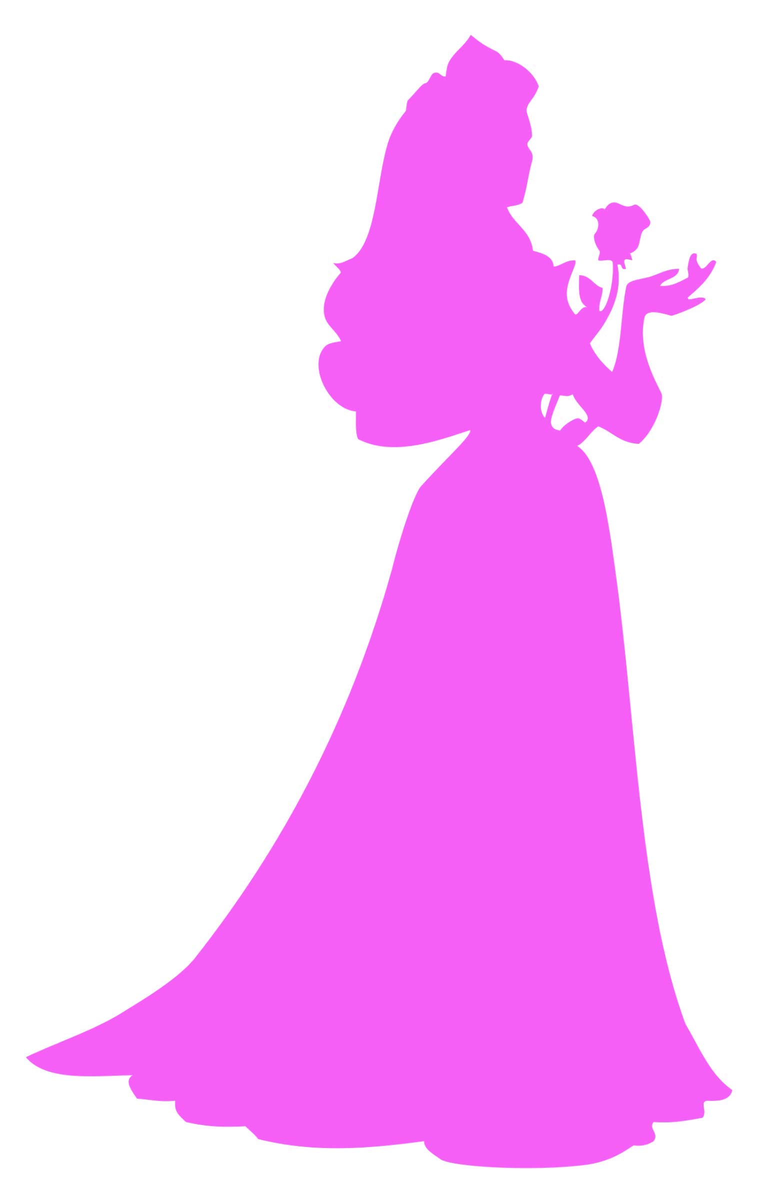 Sleeping Beauty Silhouette Clip Art