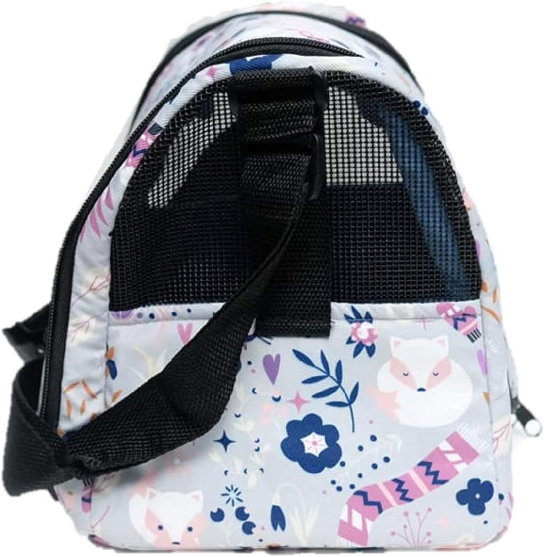 HOT! Thailand Animal Cartoon Printed White Winter Style Sugar Glider Birds Prairie Dog Marmoset Small Pet Travel Cage Shoulder Bag Soft Mesh Kennel Carrier PB's Republix