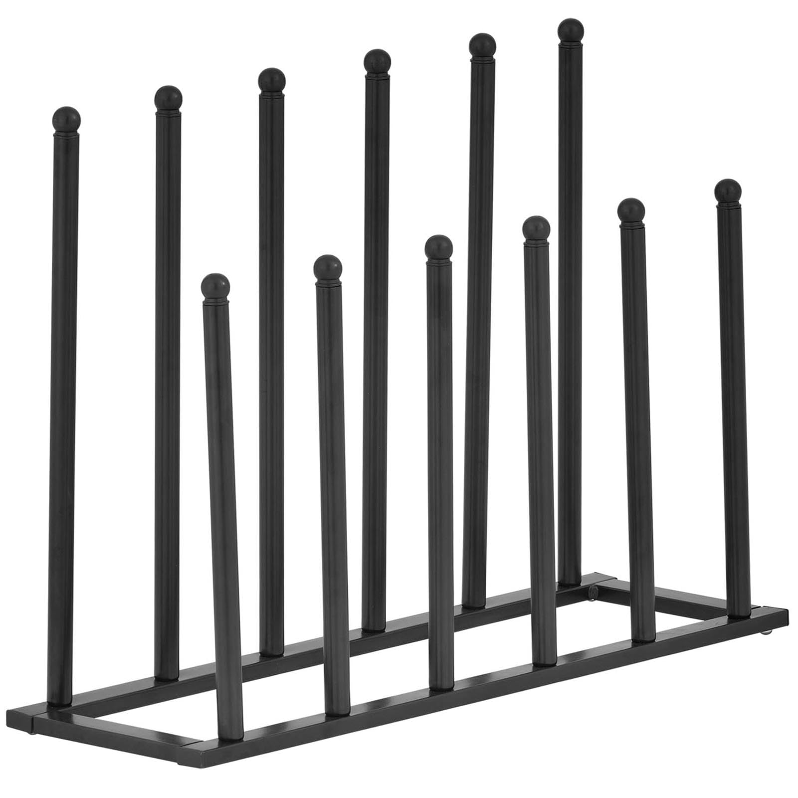Estante para Botas de Metal Negro, Zapateros Independientes, Almacenamiento de boteros para Botas Altas, Botas Vaqueras, Botas de Lluvia, Botas para Caminar,Negro,L