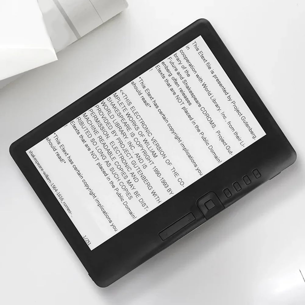 Lector de Ebook Portátil Lector de Libros Digitales Soporta Tarjeta de Memoria Lector de Libros 4G