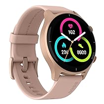 NoiseFit Twist Round Dial Smart Watch with Bluetooth Calling, 1.38″ TFT Display, Up-to 7 Days Battery, 100+ Watch Faces, IP68, Heart Rate Monitor, Sleep Tracking (Rose Pink)