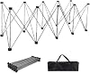 Spider Leg Work Bench, Stainless Steel, One-touch, Telescopic, Folding Work Bench, No Assembly Required, Lightweight, Versatile Work Desk with Carry Bag 10 Legs, Silver