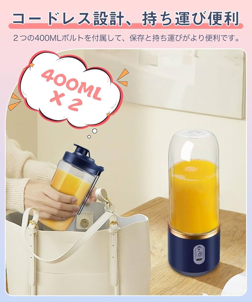 1台多役＆業務級850W❣野菜も果物もあっという間に滑らかジュースに