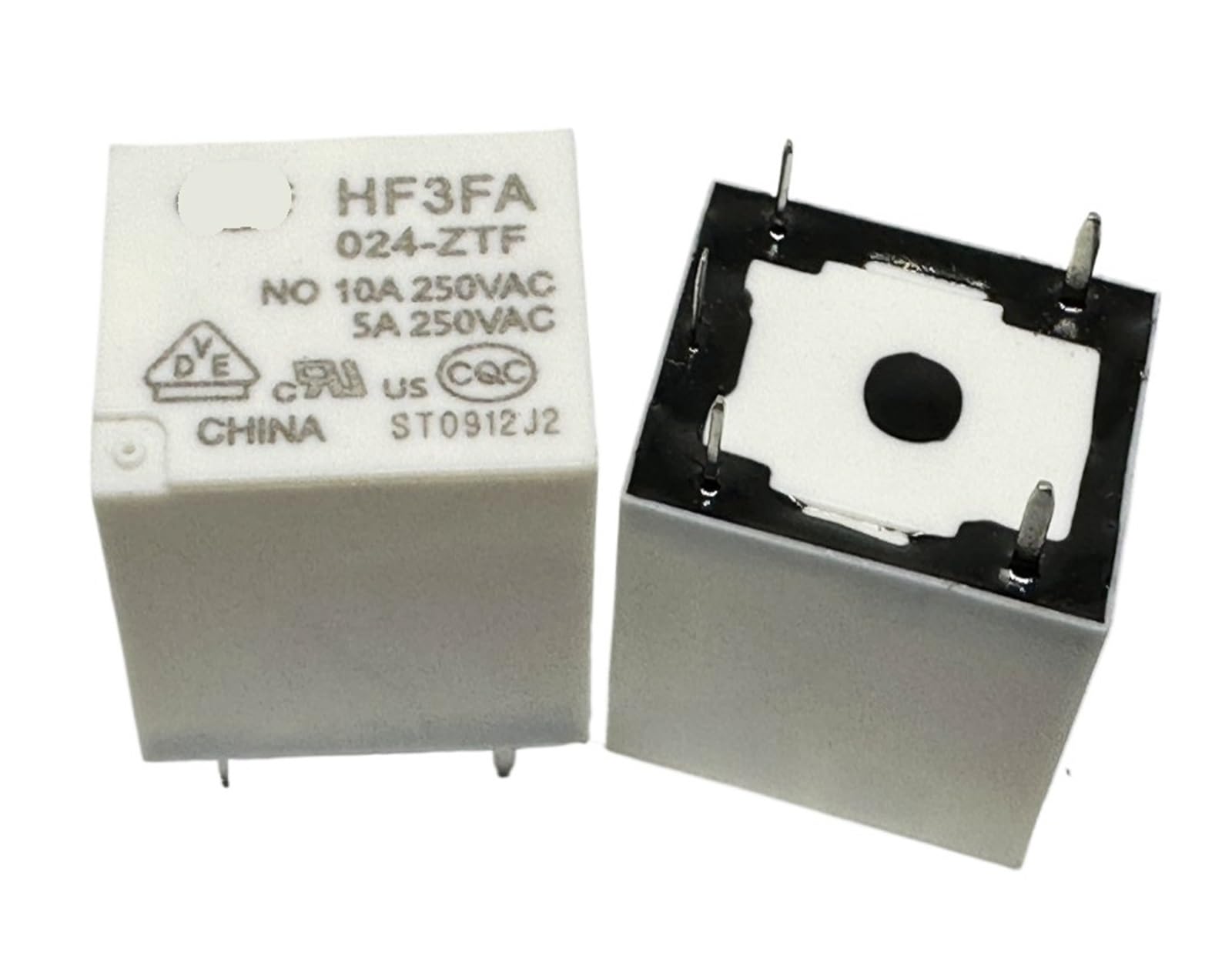 PKNVKZIDK 1pc HF3FA 024-ZTF (T73C-10A) Relay 5pins