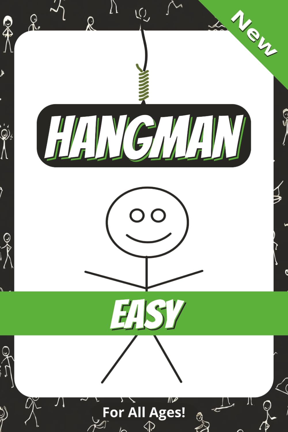 Hangman: Hangman Game For All Ages | 6X9 Inches, 110 Pages | 50+ Puzzles...Gift for learning, travel, vacations, holidays, and free time | Solutions Included