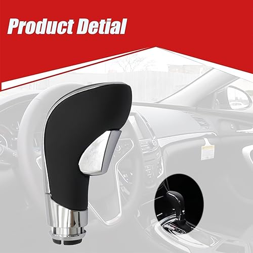 Miniatura 2 de SecosAutoparts Pomo de palanca de cambios automático para Buick Verano 2012-2017, apto para GM Vauxhall, Opel Insignia 2009-2013 Pomo de palanca de