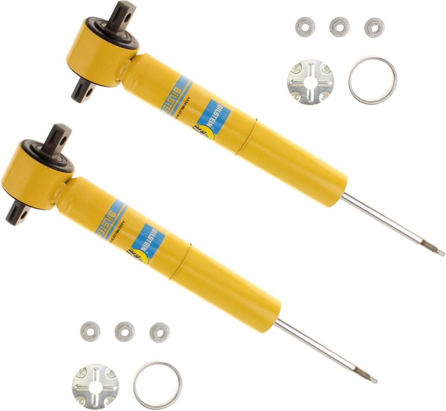 TrendsAuto Bilstein 4600 Series Pair of Front Monotube Shocks fits 2007 2013 Silverado Sierra 1500 Without Electronic Suspension | Includes TrendsAuto Decal | 24-317825