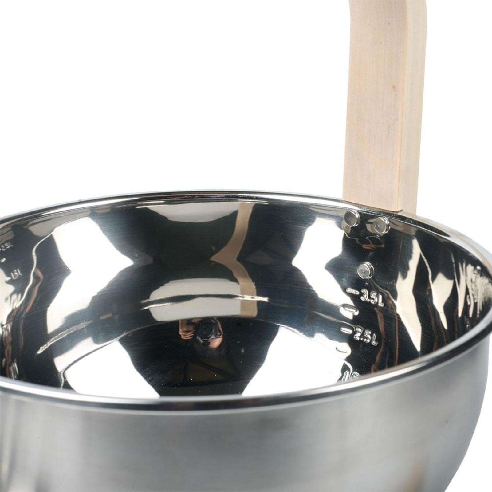 Set di secchi per sauna in acciaio , secchio , cazzuola per | acqua, maniglia per il trasporto, per vasca da bagno, rituale benessere per bagno a vapore, aromaterapia, relax, set