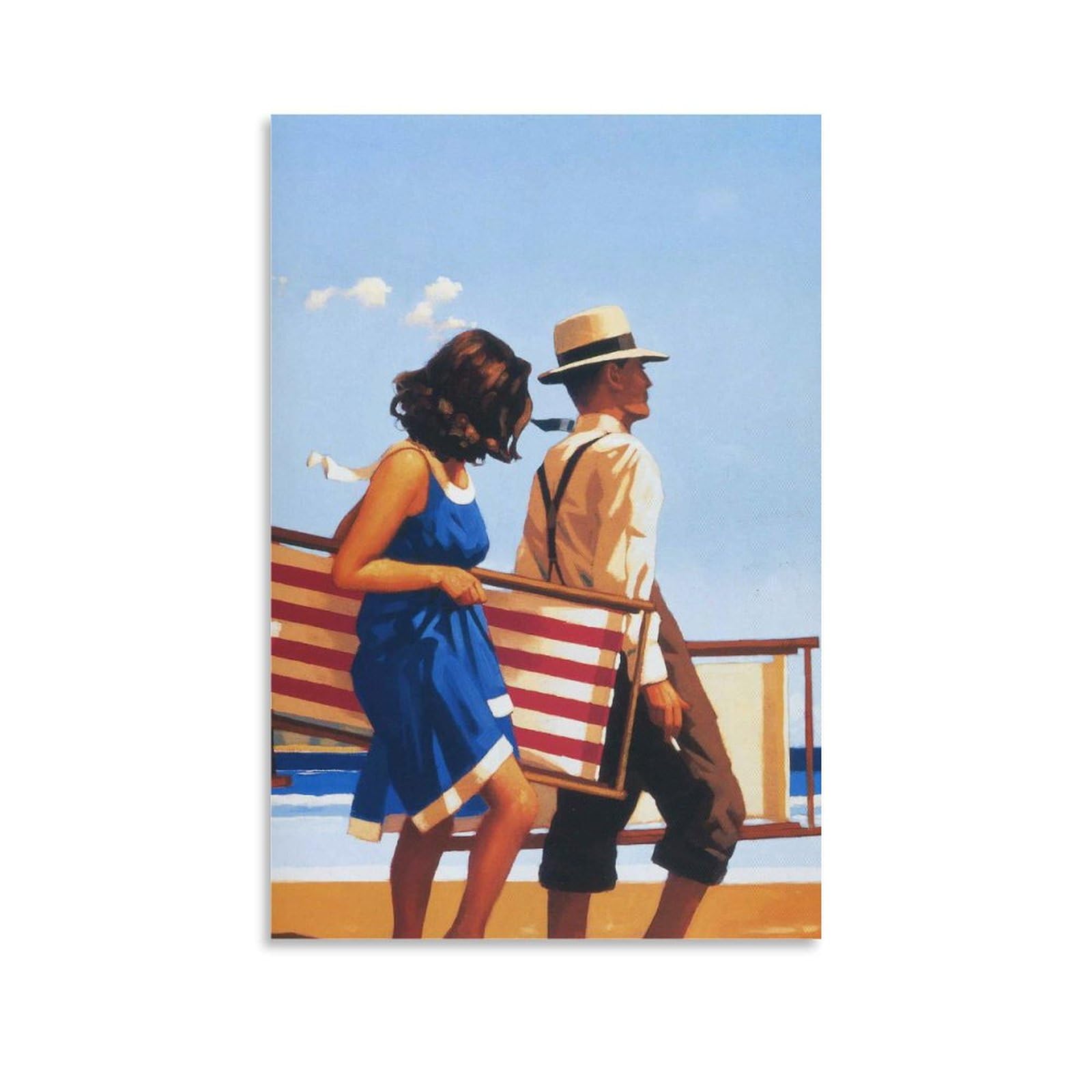 Sweet Bird of Youth by jack_vettriano Wall Art Prints Poster Picture Print Wall Art Poster Painting Canvas Posters Artworks Room Aesthetic 12x18inch(30x45cm)