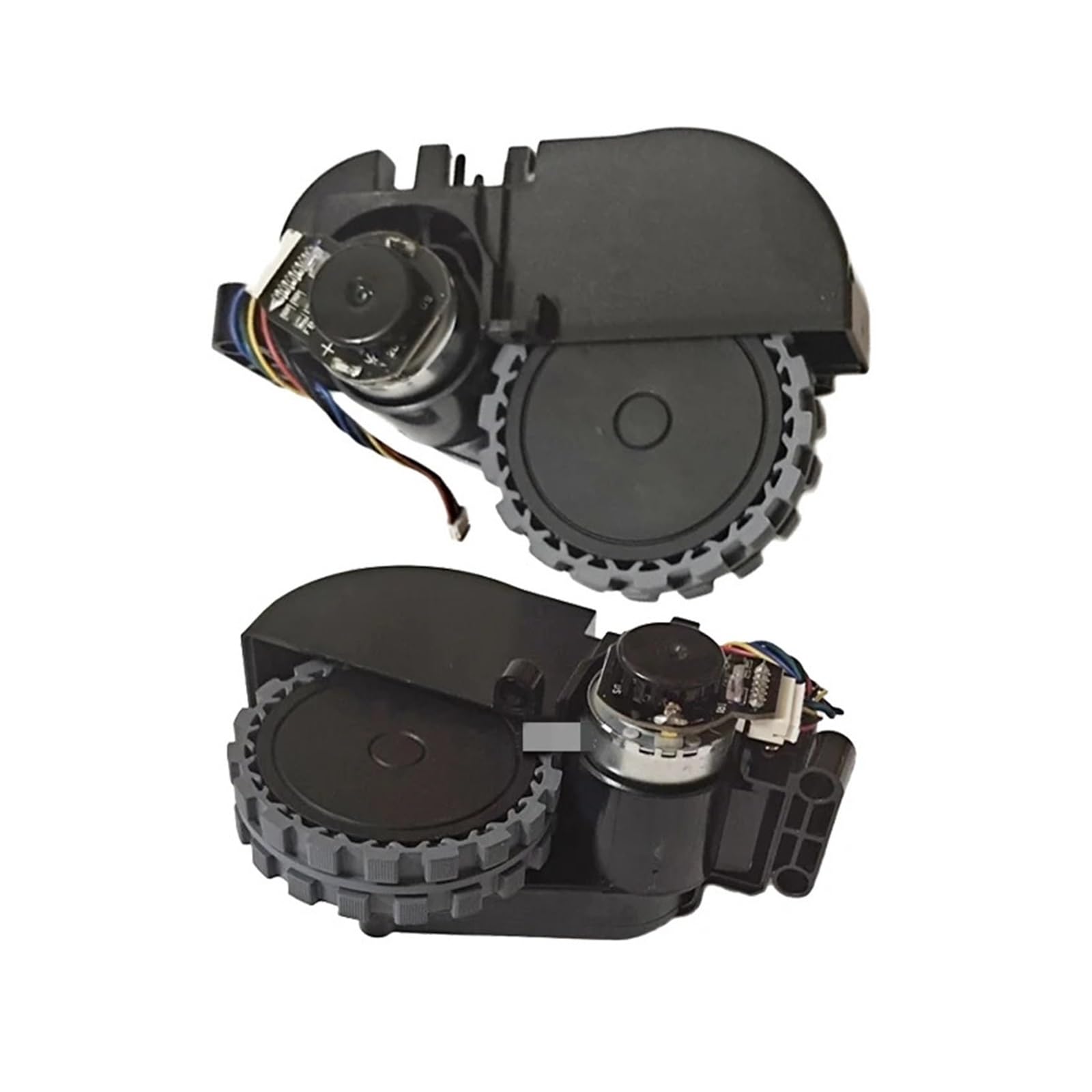 Genterun L+R Robot Vacuum Cleaner Wheel Motor Assembly,Compatible For Yeedi,Dvx46 Robot Vacuum Cleaner Wheel Motor Acssories Replament，Suitable For Various Surfaces(L+R)