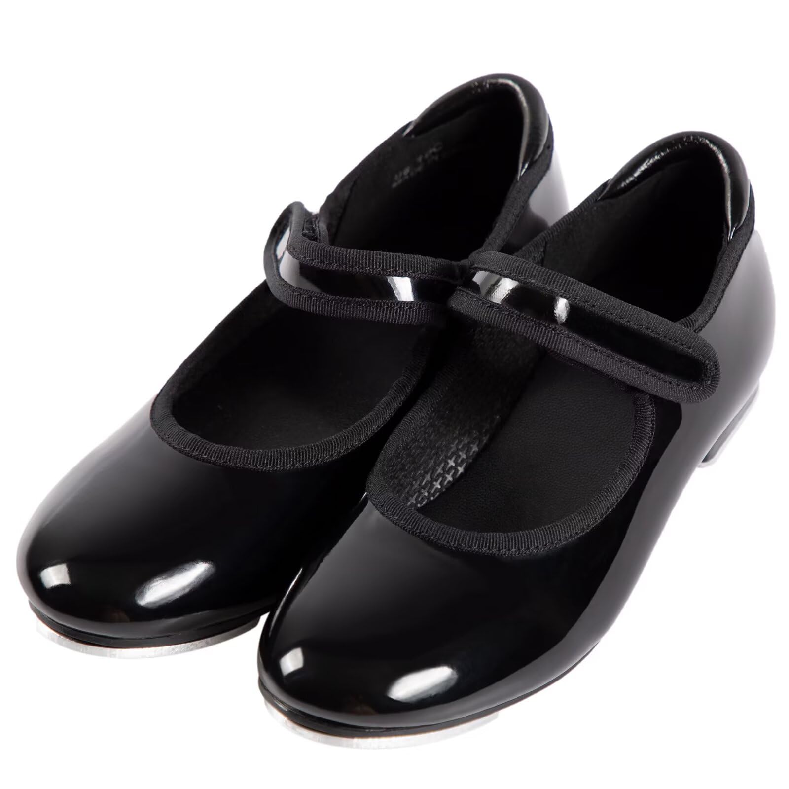 Tap Shoes - Zapatos de baile para niñas con correa fácil para niños/niños pequeños