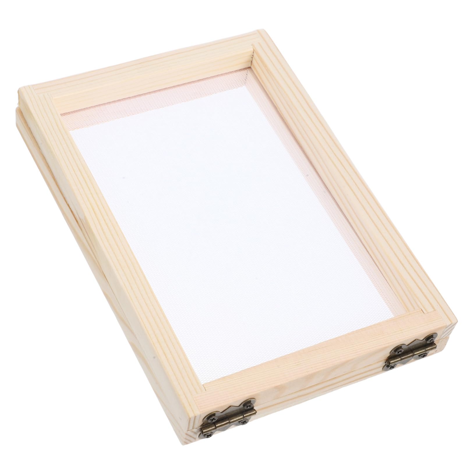 KONTONTY Convenient Paper Making Screen Wood Frame Paper Craft Set for Family Activity