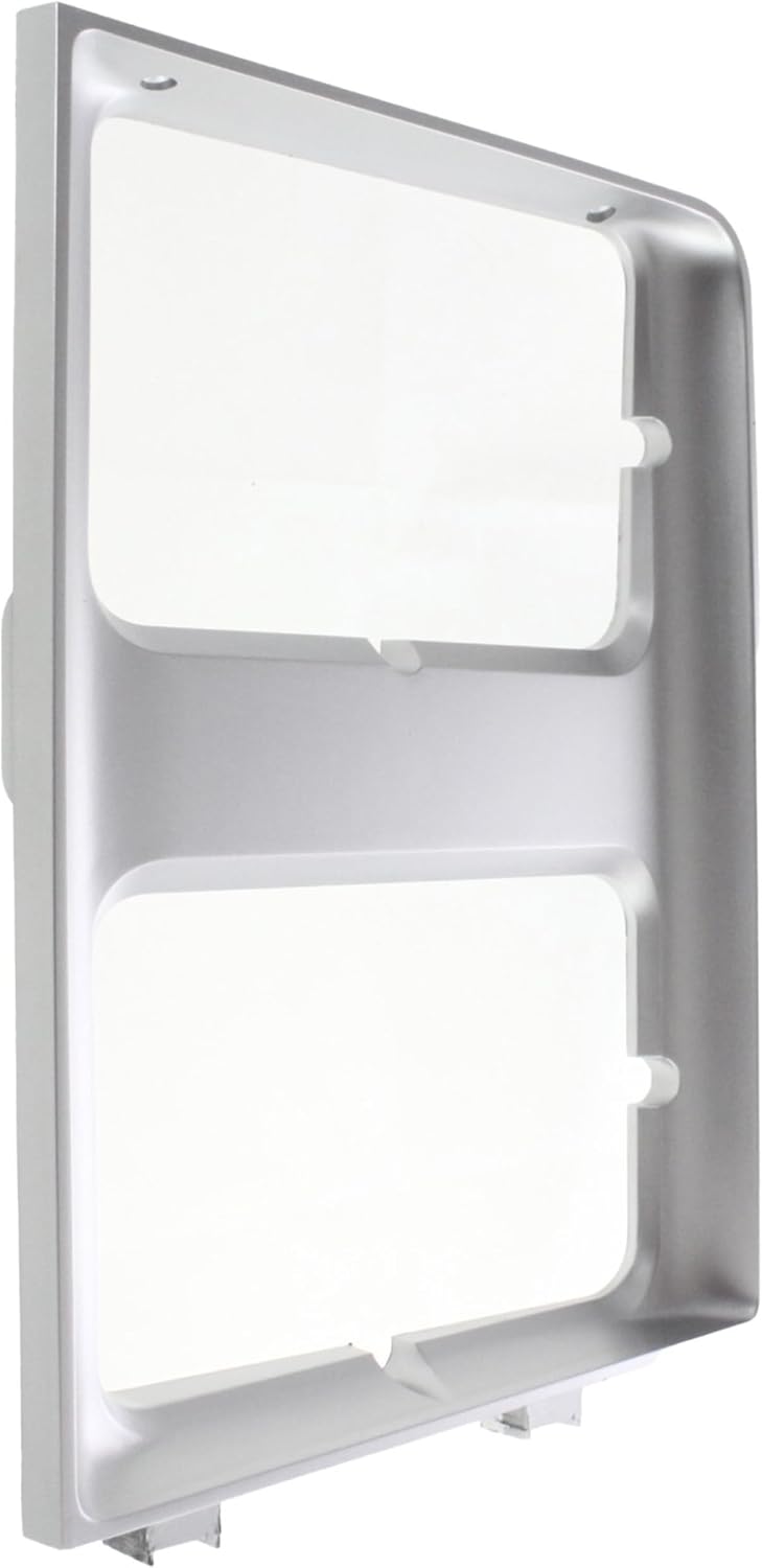 DAT AUTO PARTS Front Right Headlight Bezel Fits 1985-1988 Chevy Blazer | Front Passenger Side, Suburban and GMC Jimmy, Dual Rectangular Headlight, Silver, Replaces GM2513126 15598728
