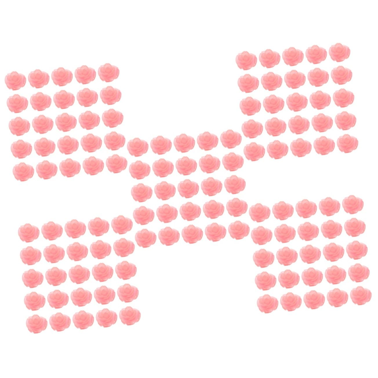 TEHAUX 250piezas Abalorios Sueltos De Concha Rosa Perlas Para Joyería Para Pulseras y