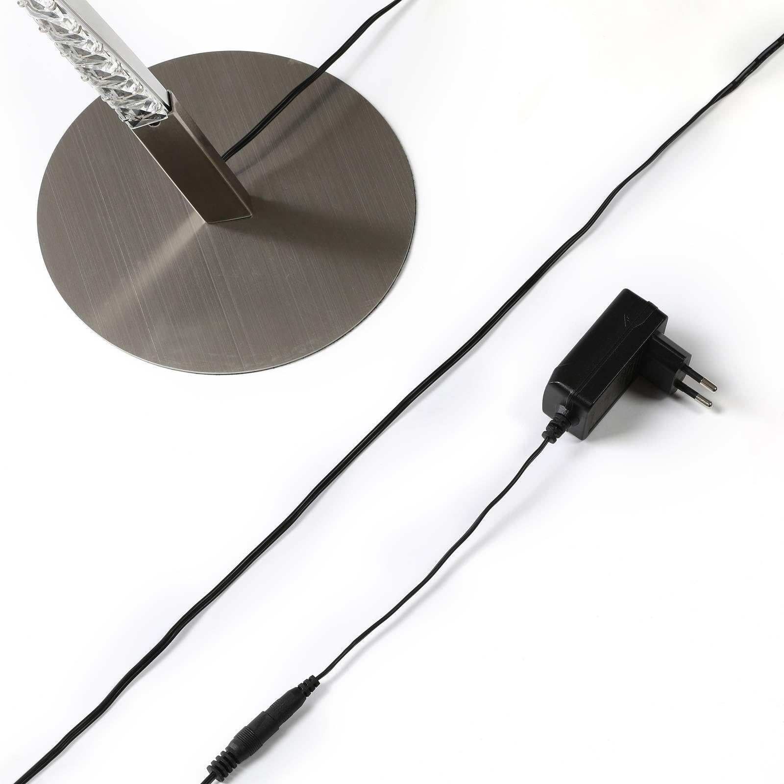 Lindby Lampada LED da terra dimmerabile a controllo remoto (Moderno) colore Grigio, in Alluminio ad es. Soggiorno & Sala pranzo lampadina inclusa lampada