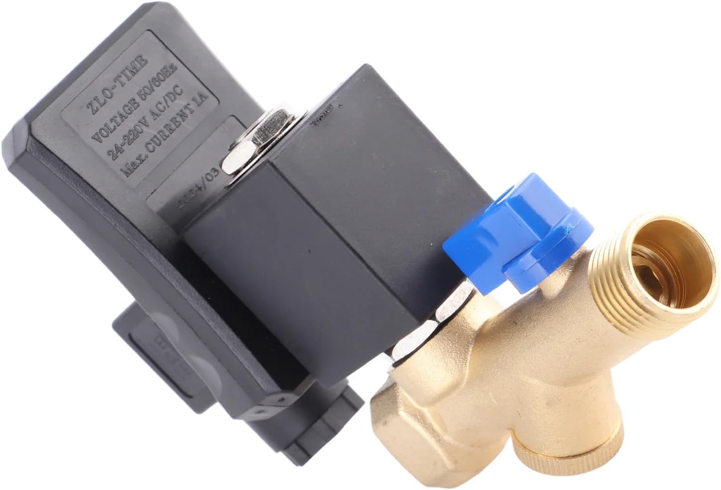 Electronic Timed Air Compressor Drain Valve, G1/2 DN15, AC230V/110V Compatible, Automatic Condensate Management System with Solenoid Control (110V)