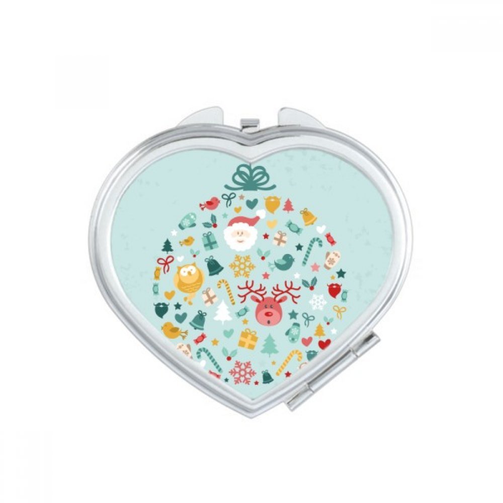 Miroir compact Joyeux Noël, oubliez les retouches manquées avec ce format poche