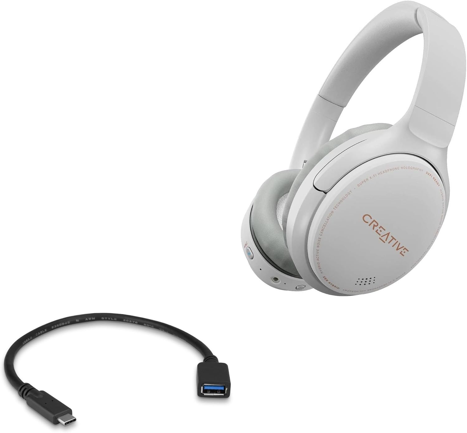 BoxWave Cable Compatible with Creative Labs Zen Hybrid - USB Expansion Adapter, Add USB Connected Hardware to Your Phone
