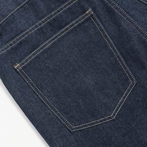 Men's Soft Slim Fit Comfortable T hree-Dimensional Cut Casual Jeans4