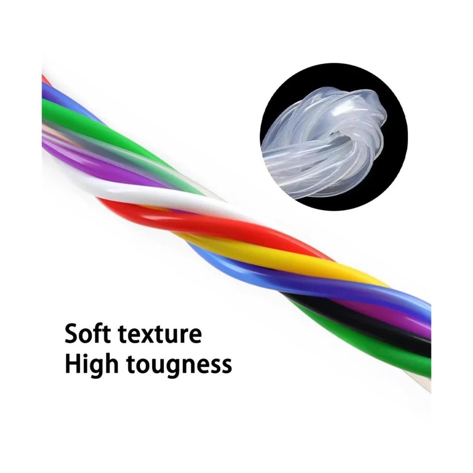 Tubo silicone flessibile colorato ID0,5~32mm acqua potabile | Tubo morbido in silicone, sicuro for acqua potabile e collegamenti liquidi(White,1 METER_ID 32MM X OD 38MM)