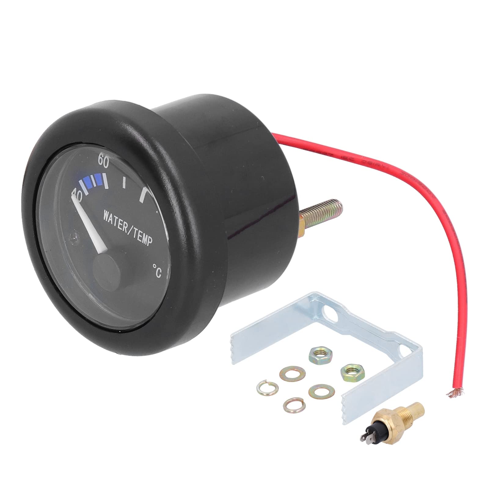 Meereswassertemperaturanzeige 40-120 ℃ LED-Hintergrundbeleuchtung mit Alarmsensor-Anzeigeleuchte 12 V