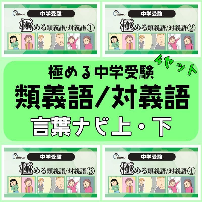 Amazon | 極める国語 類義語対義語 暗記カード 言葉ナビ