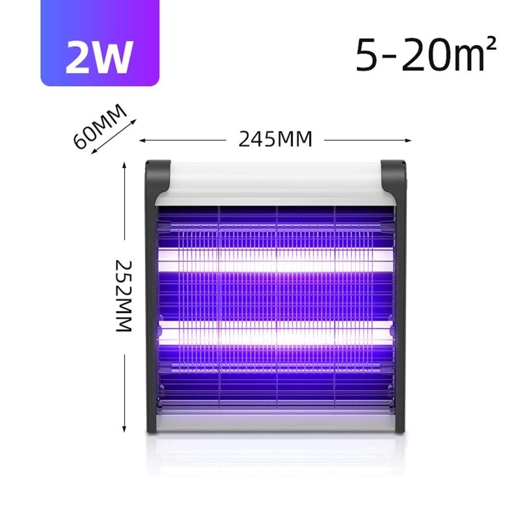 Trampa para Mosquitos Lámpara para Mosquitos Repelente de Mosquitos eléctrico Repelente de Insectos LED Lámpara para Mosquitos con Ahorro de energía Lámpara para Matar Mosquitos LED (2w)