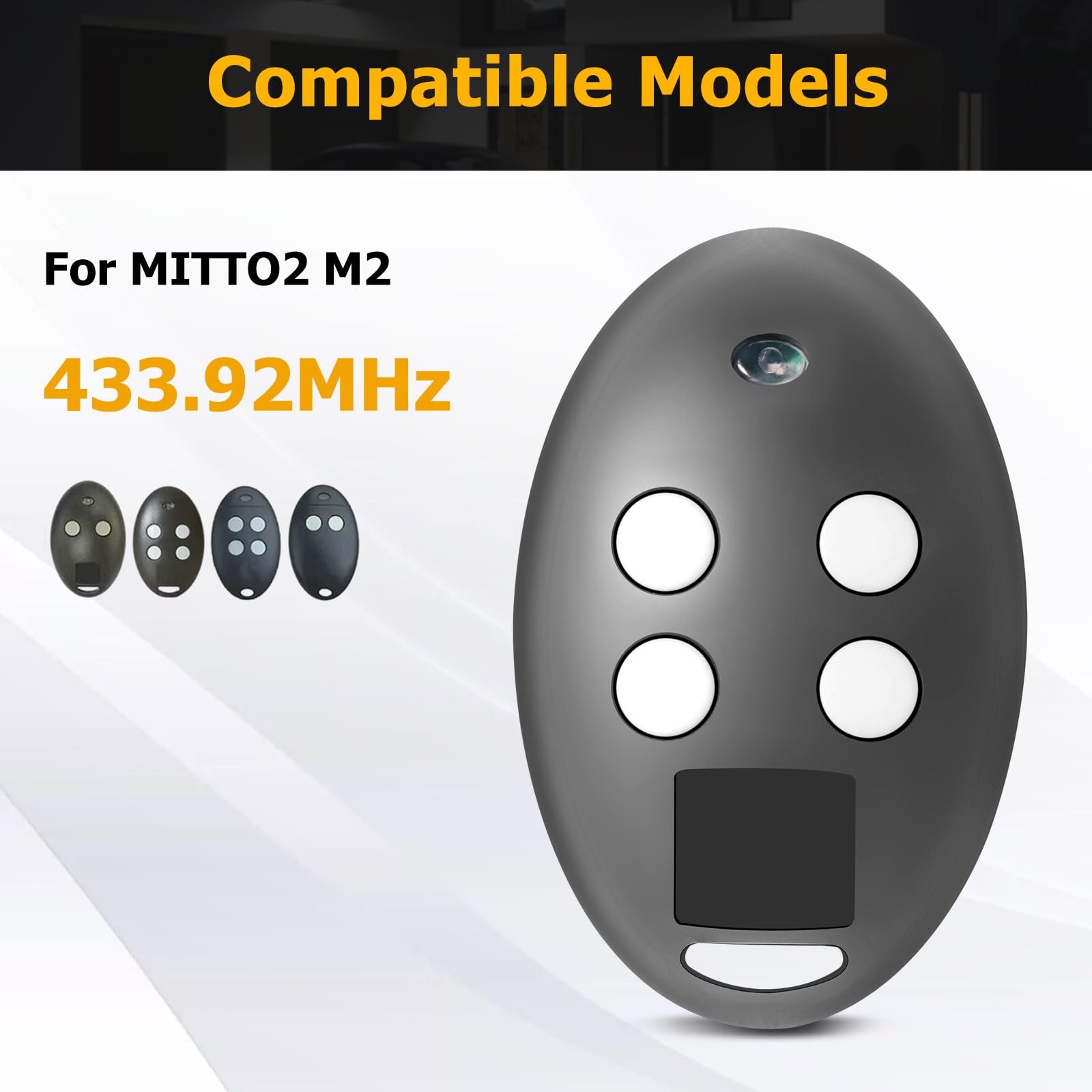 Telecomandi Da Garage Per BFT MITTO B2, 433,92 MHz, Telecomando Per - 9