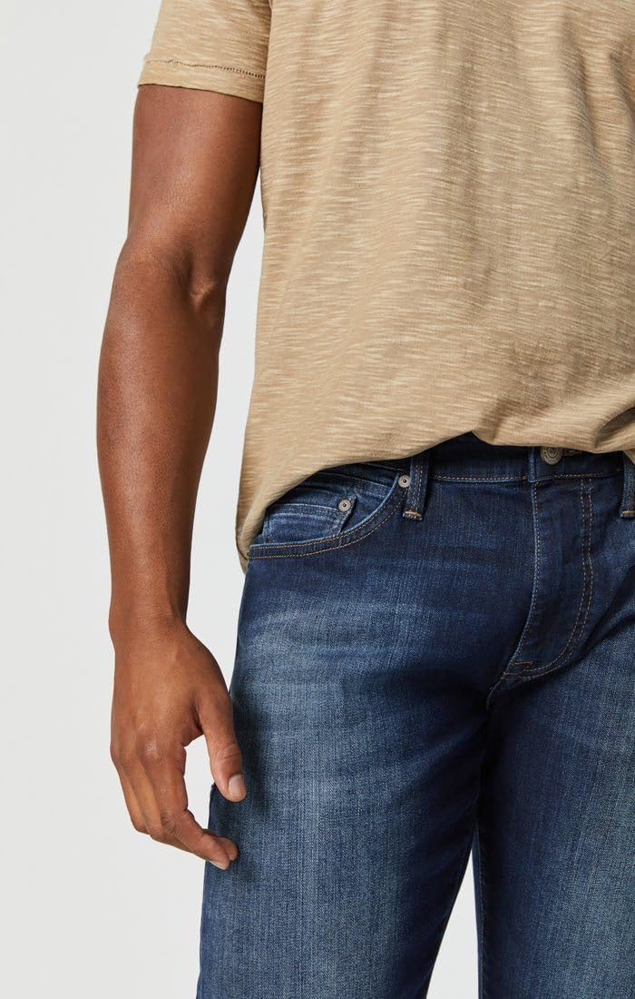 Mavi Zach Men's Straight Leg Regular Rise Jeans for Men – Casual Pants – Stretchable Men's - Image 7