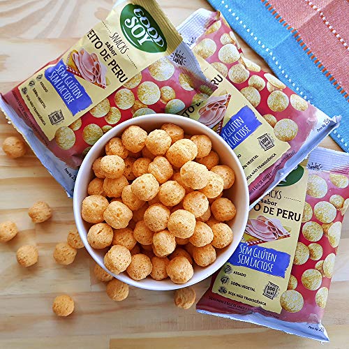Snack GoodSoy Peito de Peru – Sem glúten, sem lactose - Snack Saudável – 25g
