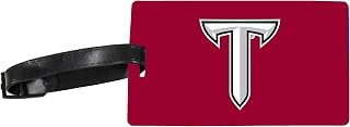 R and R Imports Troy University Trojans Luggage Tag 2-Pack Officially Licensed Collegiate Product
