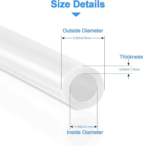 Miniatura 3 de Tubería de agua RO de 20 pies y 14 de pulgada de diámetro exterior, tubo certificado NSF para sistema de filtro purificador de agua RO (ósmosis