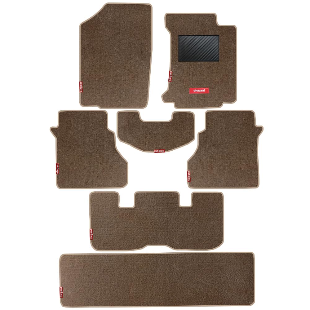 Elegant Carpet Car Floor Mat for (Toyota Innova Crysta, Duo Beige