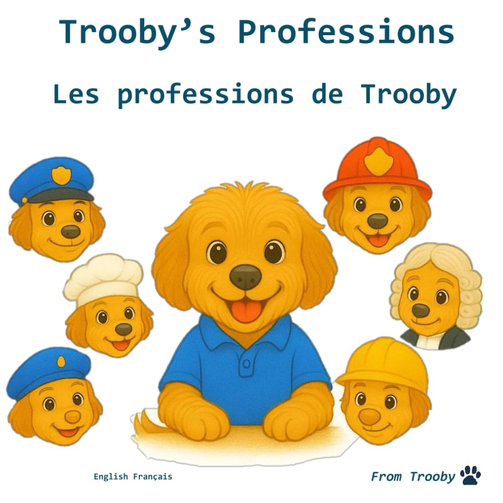 Trooby's Professions in English and French: Learn the professions in english and french (Languages Fun with Trooby in English and French)