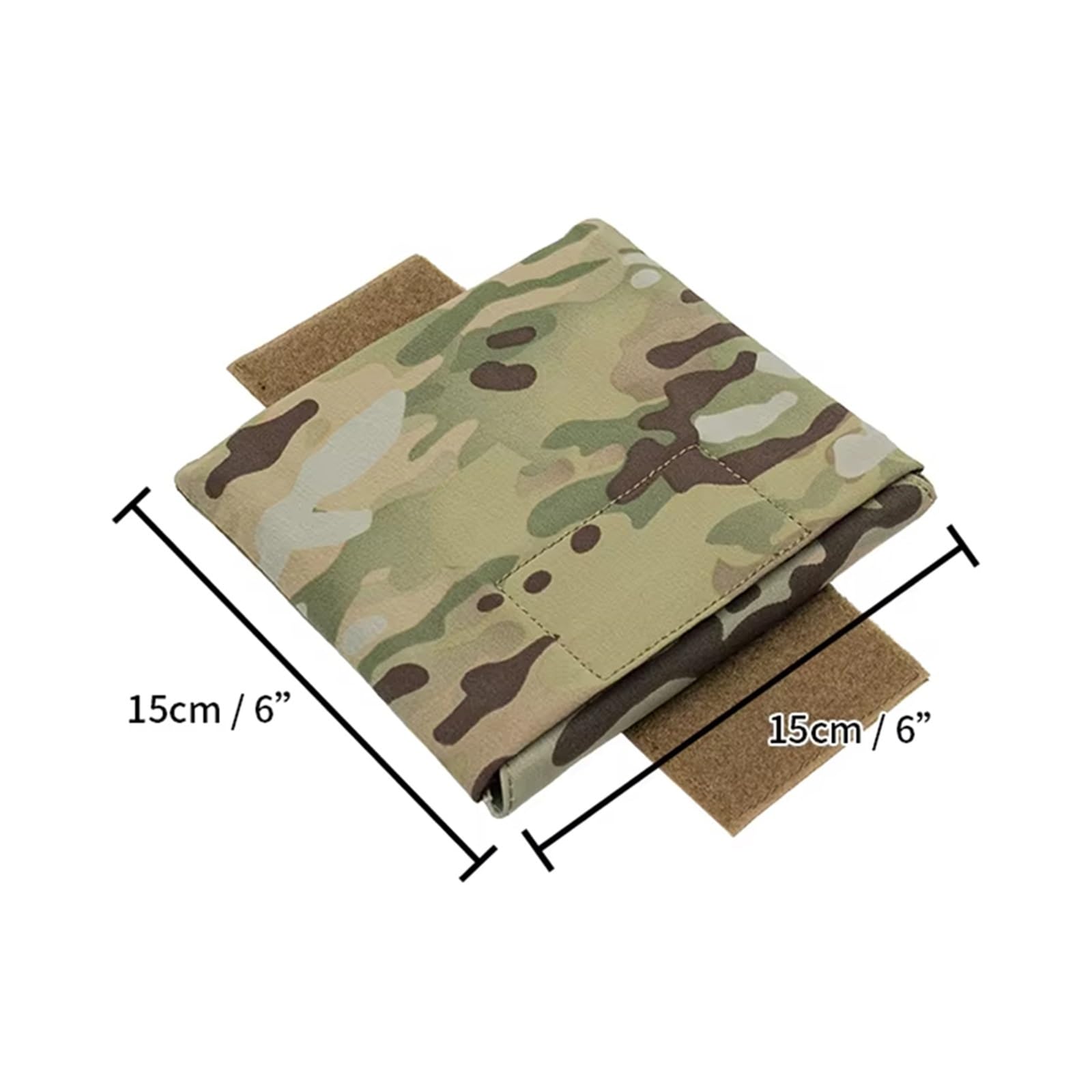 WLXW Pochette Latérale Tactique Compatible avec Ceinture FCPC avec Crochet 6x6, Poches Latérales Accessoires Airsoft, Chasse, CS, Cosplay, Wargame, Paintball