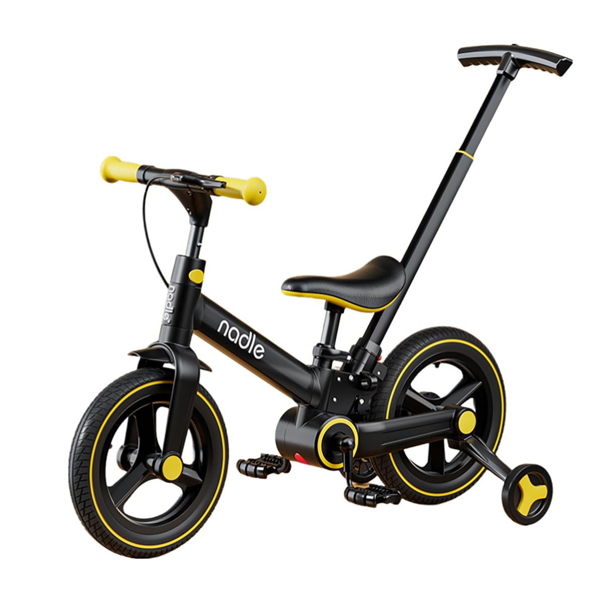 Amazon | Gorocking 自転車 子供用 12インチ 折りたたみ 一台五役 補助 