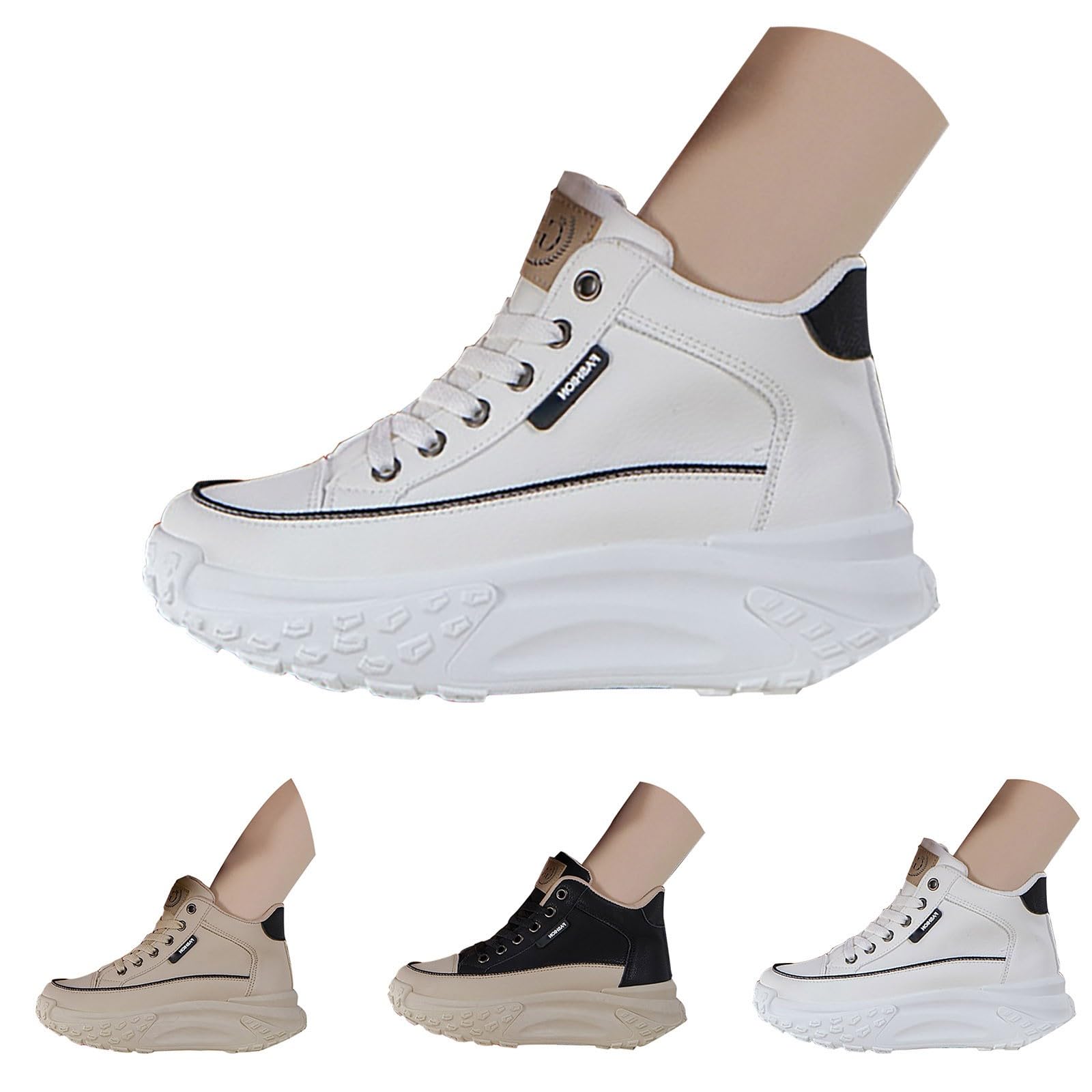 Scarpe per Palestra Donna, Scarpe Ginnastica Donna, Sneakers Fitness Running, comode, Antiscivolo, Traspiranti, Memory Foam, pianta Larga, Ideali per Palestra