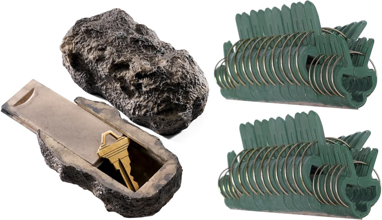 Amazon.com: Hide-a-Spare-Key Fake Rock, Looks & Feels like Real Stone ...